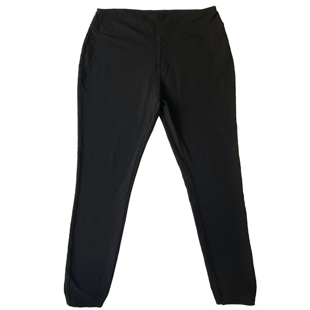 Croft & Barrow Women Legging M Black Knit 26" Inseam Stretch 29” Waist